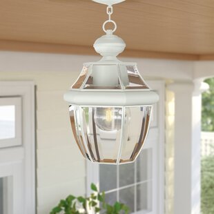 white hanging porch lights