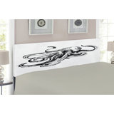 Octopus Upholstered Panel Headboard by East Urban Home