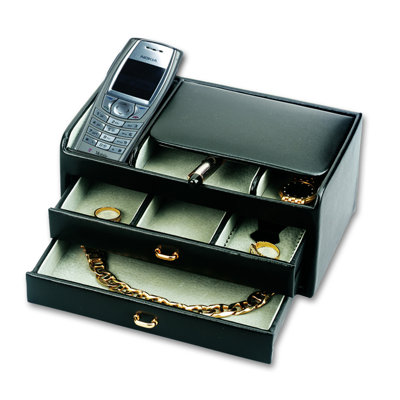 Mens Leather Goods Jewelry Box Budd Leather
