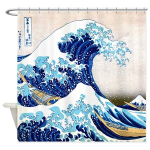 The Great Wave Shower Curtain