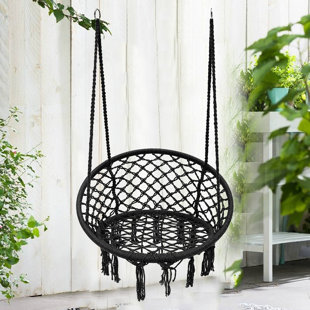 265lbs Capacity Perfect for Indoor/Outdoor Sorbus Hammock Chair Macrame Swing 