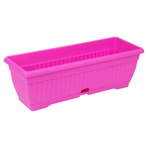 Elvis Plastic Planter Box Freeport Park Colour: Pink