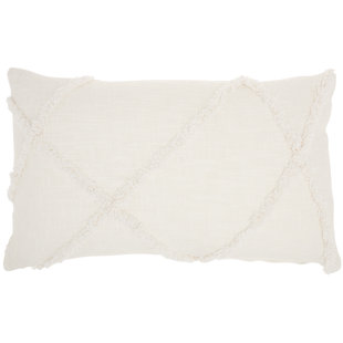 Remi Cotton Lumbar Pillow Cover & Insert
