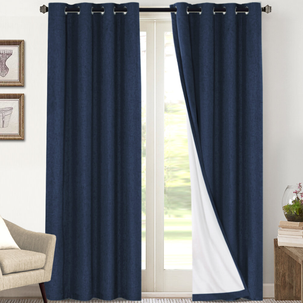 Navy Blackout Curtains You Ll Love In 2021 Wayfair