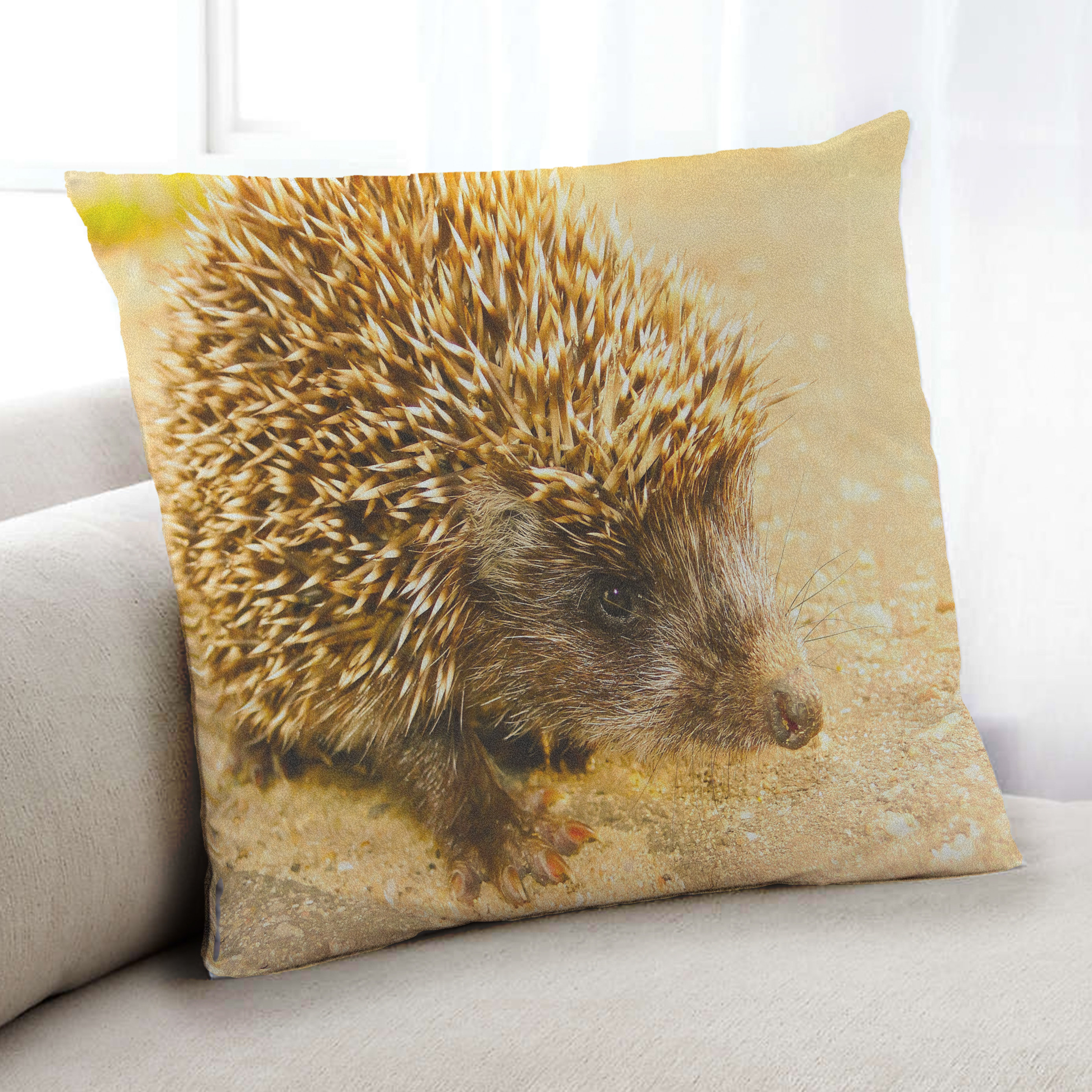 hedgehog throw pillows