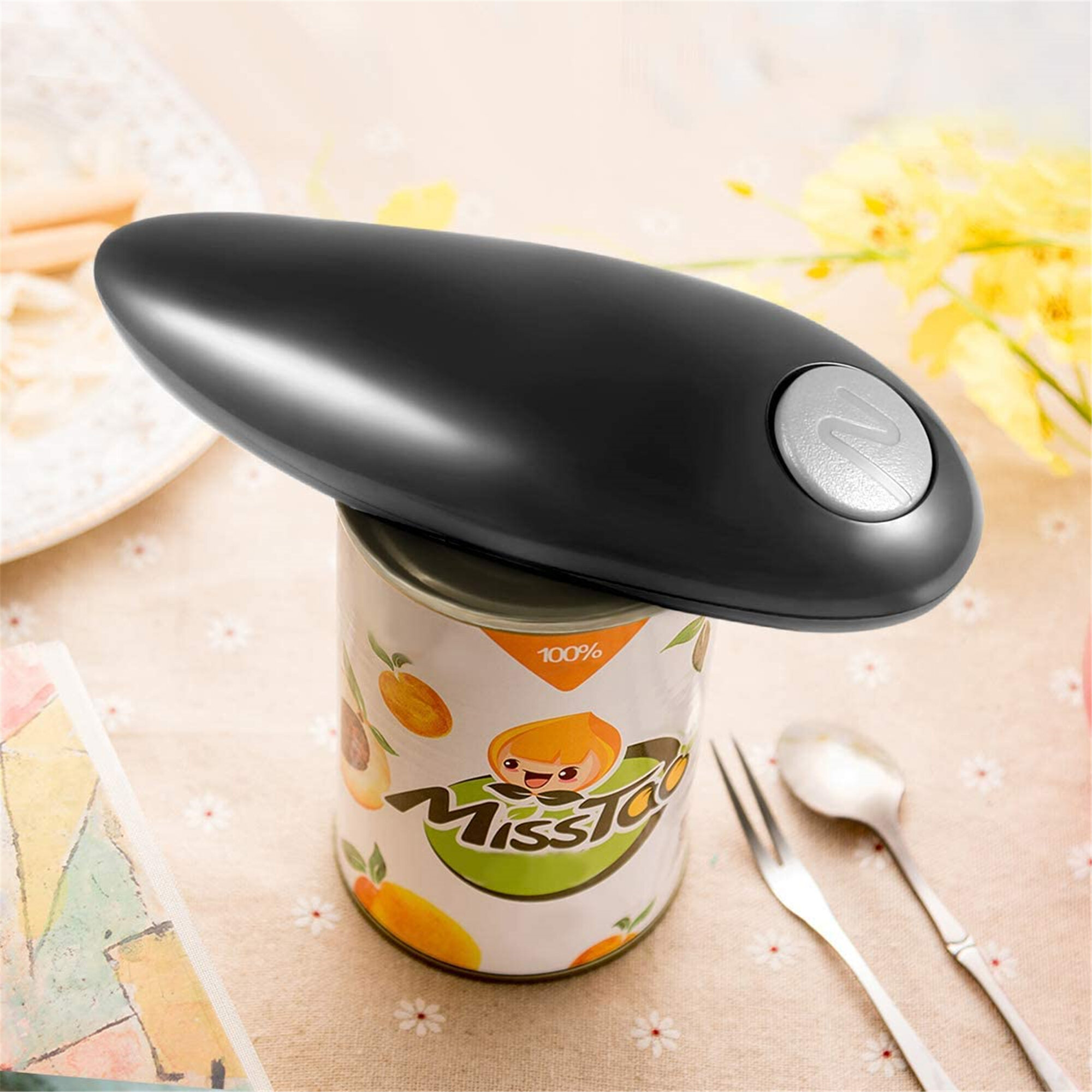 Smooth Edge Automatic Electric Can Opener Restaurant can Opener Chefs Best Choice,Best Kitchen Gadget for Arthritis Electric Can Opener
