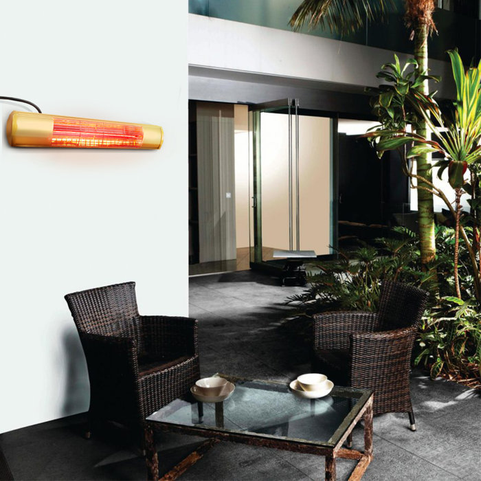 Infrared 1500 Watt Electric Ceiling Mounted Patio Heater