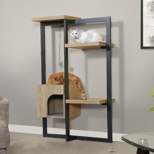 cat tower wall