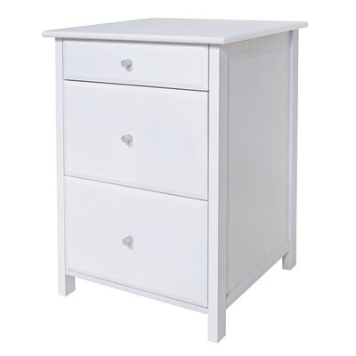 Three Posts Gifford File 3 Drawer Vertical Filing Cabinet Color White