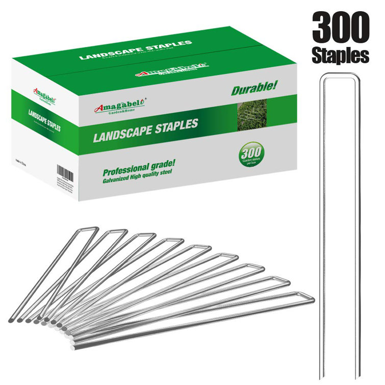 fence ground staples