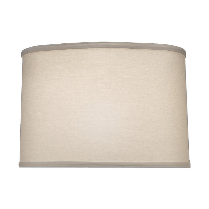 Latitude Run 14 H X 15 W Linen Drum Lamp Shade Spider In Ivory Wayfair