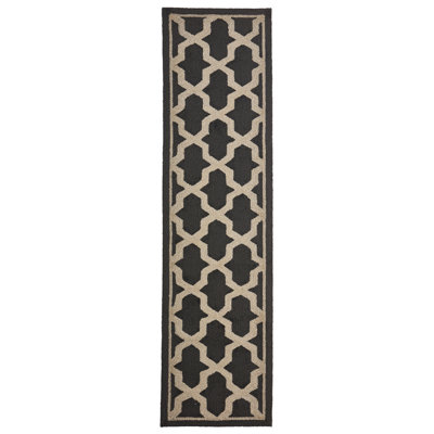 Breakwater Baythis Elam Geo Hand Woven Brown Indoor Outdoor Area Rug Breakwater Bay Rug Size Runner 2 X 8 Dailymail