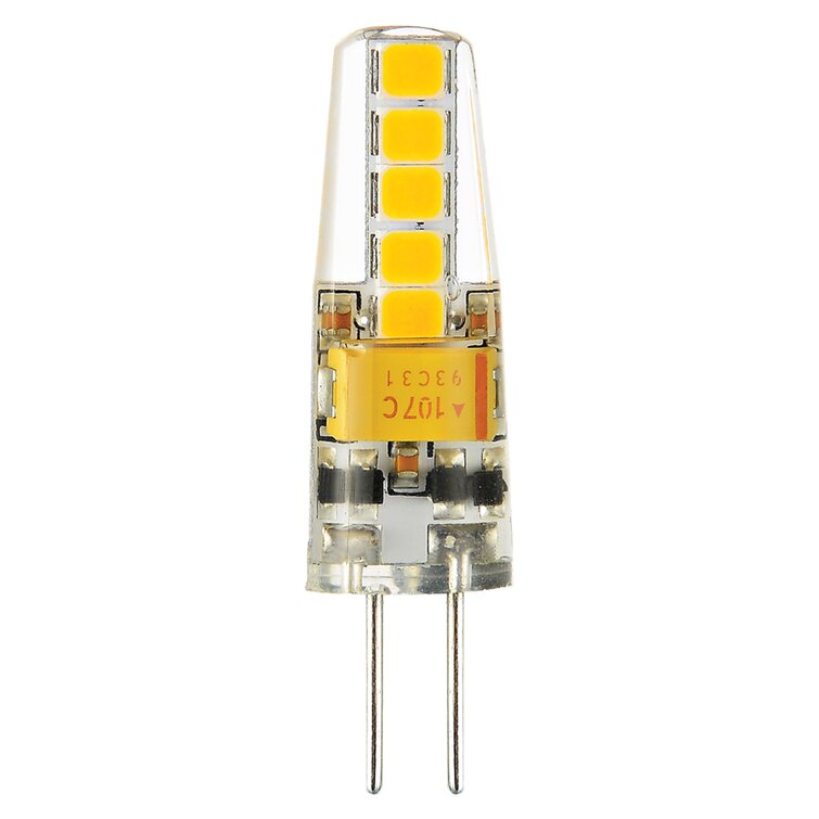 Mannelijkheid Schijnen begin EGLO 2 Watt (21 Watt Equivalent), G4 LED, Dimmable Light Bulb, Warm White  (3000K) G4/Bi-Pin Base | Wayfair