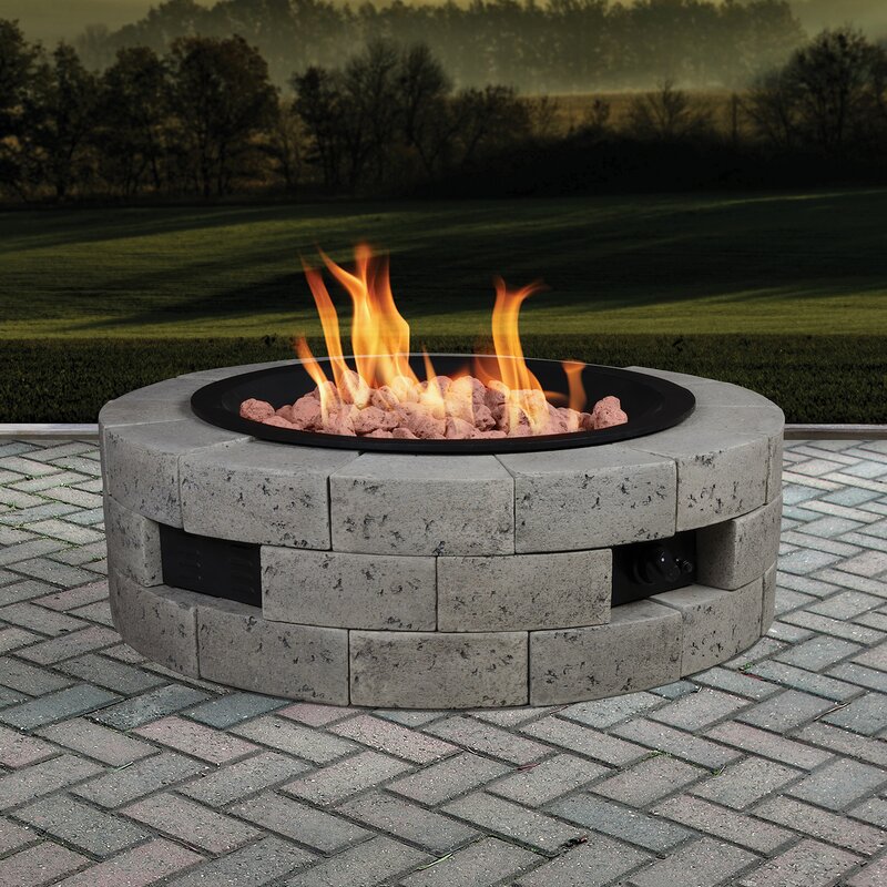 Bond Stone Propane Fire Pit Table Reviews Wayfair