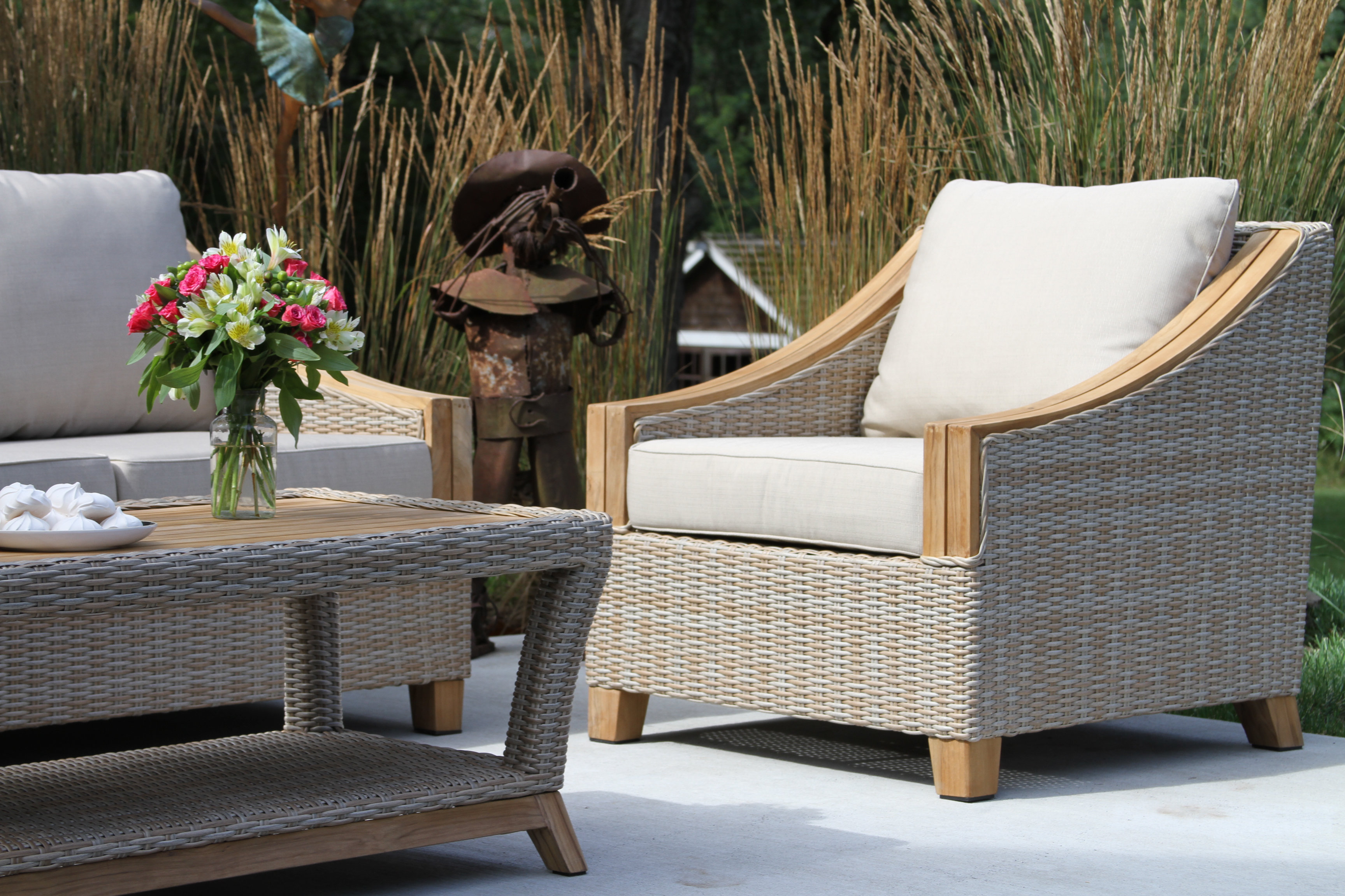 Kincaid Teak Patio Chair With Cushions Reviews Birch Lane Kincaid Teak Patio Chair With Cushions
