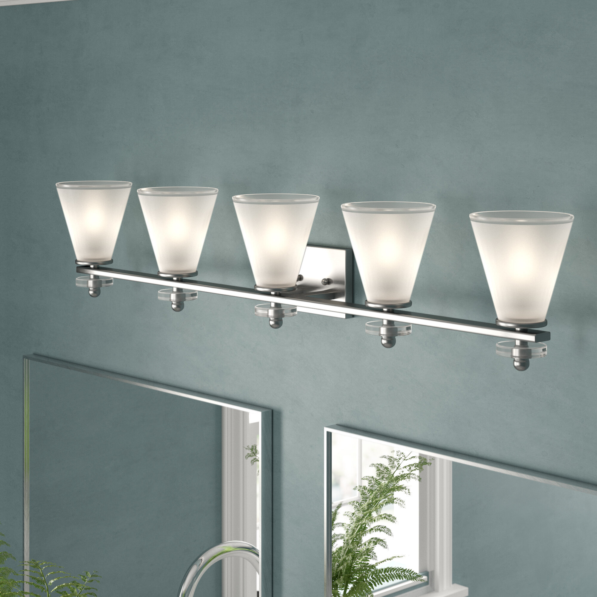 Latitude Run Buhr 5 Light Bath Bar Reviews Wayfair