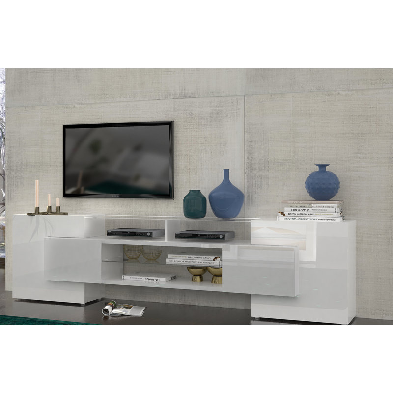 Orren Ellis Creasy Tv Stand For Tvs Up To 88 Reviews Wayfair