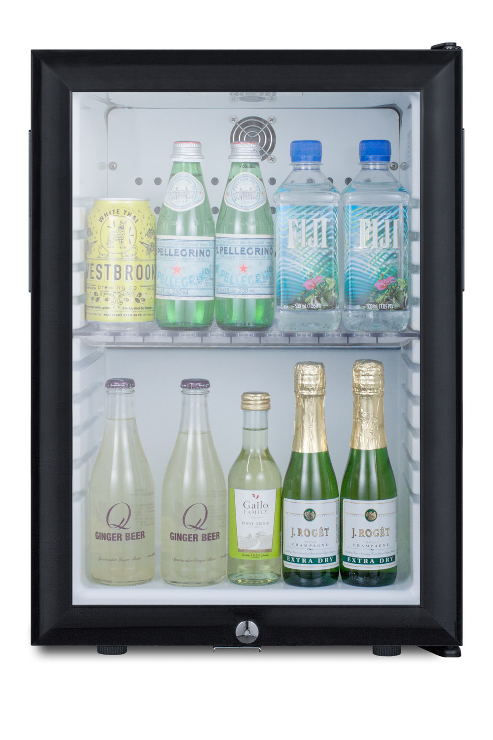 mini champagne fridge