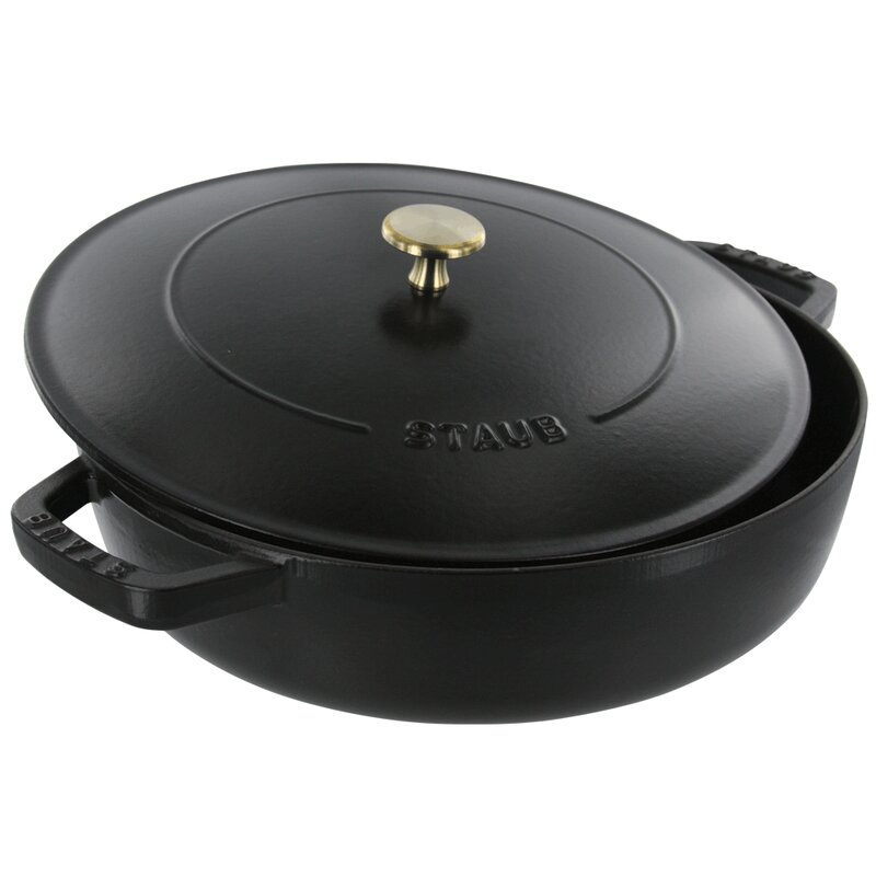 Staub Cast Iron Round Braiser with Lid & Reviews | Wayfair