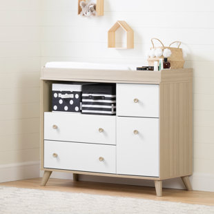 wall hung changing table