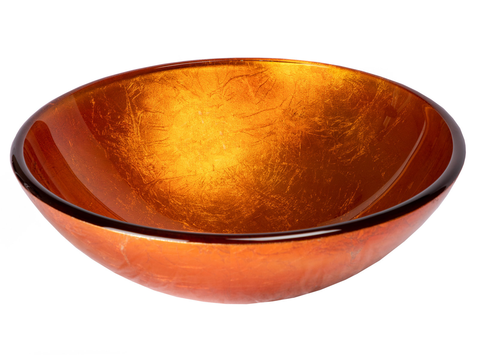 Edenbath Reflections Glass Circular Vessel Bathroom Sink Wayfair