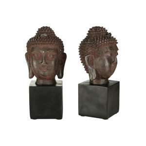 Check price and read more information from trusted store. 2-tlg. Buchstütze Buddha Head von Castleton Home