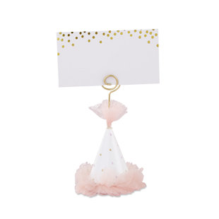 Pink Party Hat Place Card Holder (Set Of 12) By The Holiday Aisle