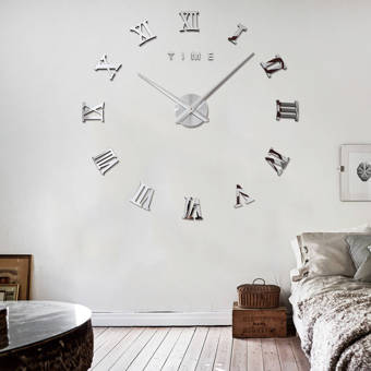 Wrought Studio Oversized Humera Diy Creative Design 32 Wall Clock Reviews Wayfair
