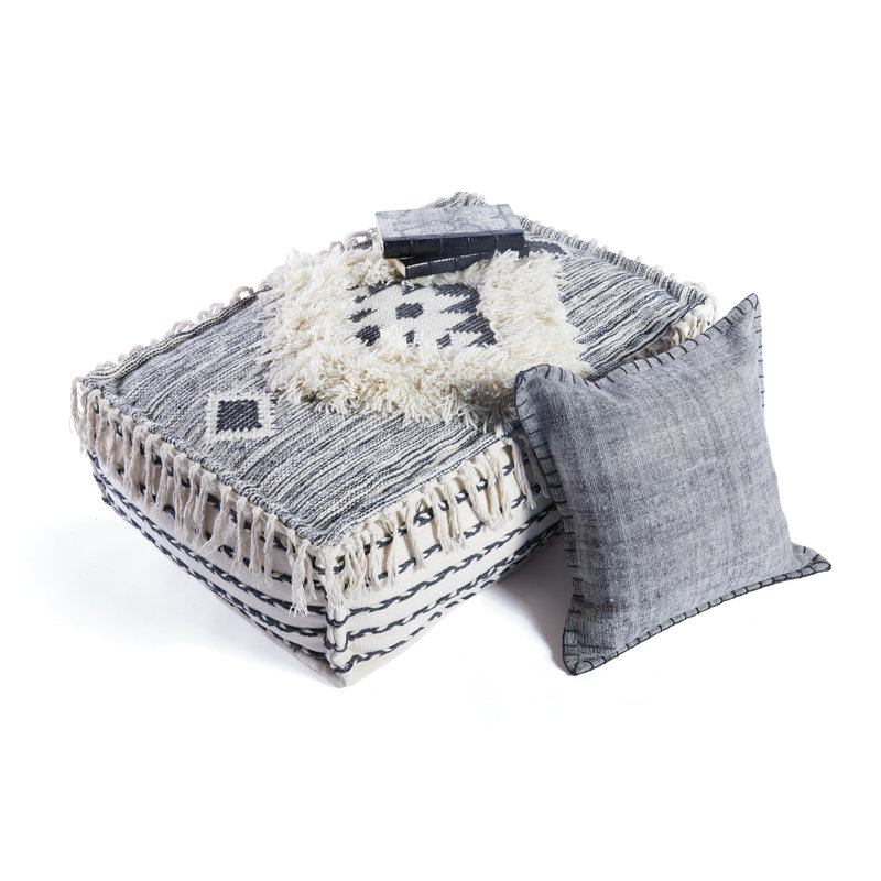 Foundry Select Kennedy 100 Cotton Rectangle 12 Floor Pillow
