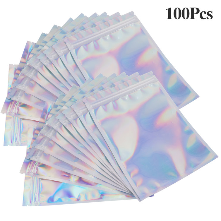 holographic ziplock pouches
