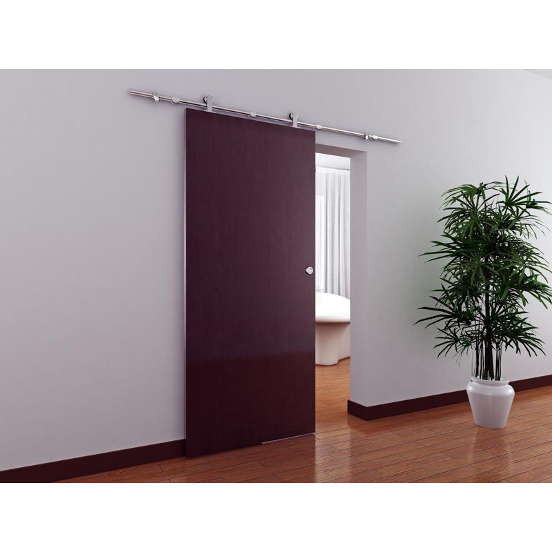 Tms Interior Sliding Single Track Barn Door Hardware Kit Reviews Interior Sliding Single Track Barn Door Hardware Kit
