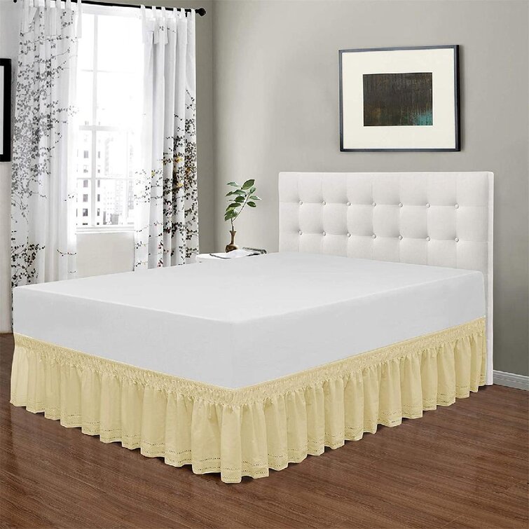 1000 TC Egyptian Cotton Gold Solid Bed Skirt Select Drop Length All US Sizes 