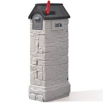 Unique faux brick mailbox Faux Stone Mailbox Wayfair