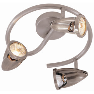 Modern Track Lights 3-Light Spiral Spot Light
