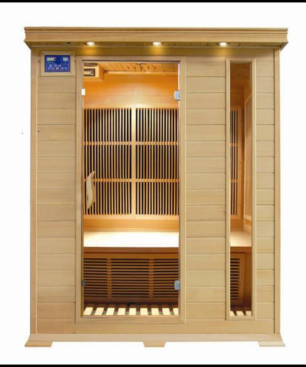 quality outdoor living aspen chat set on Sunraysaunas Aspen 3 Person Far Infrared Sauna Reviews Wayfair