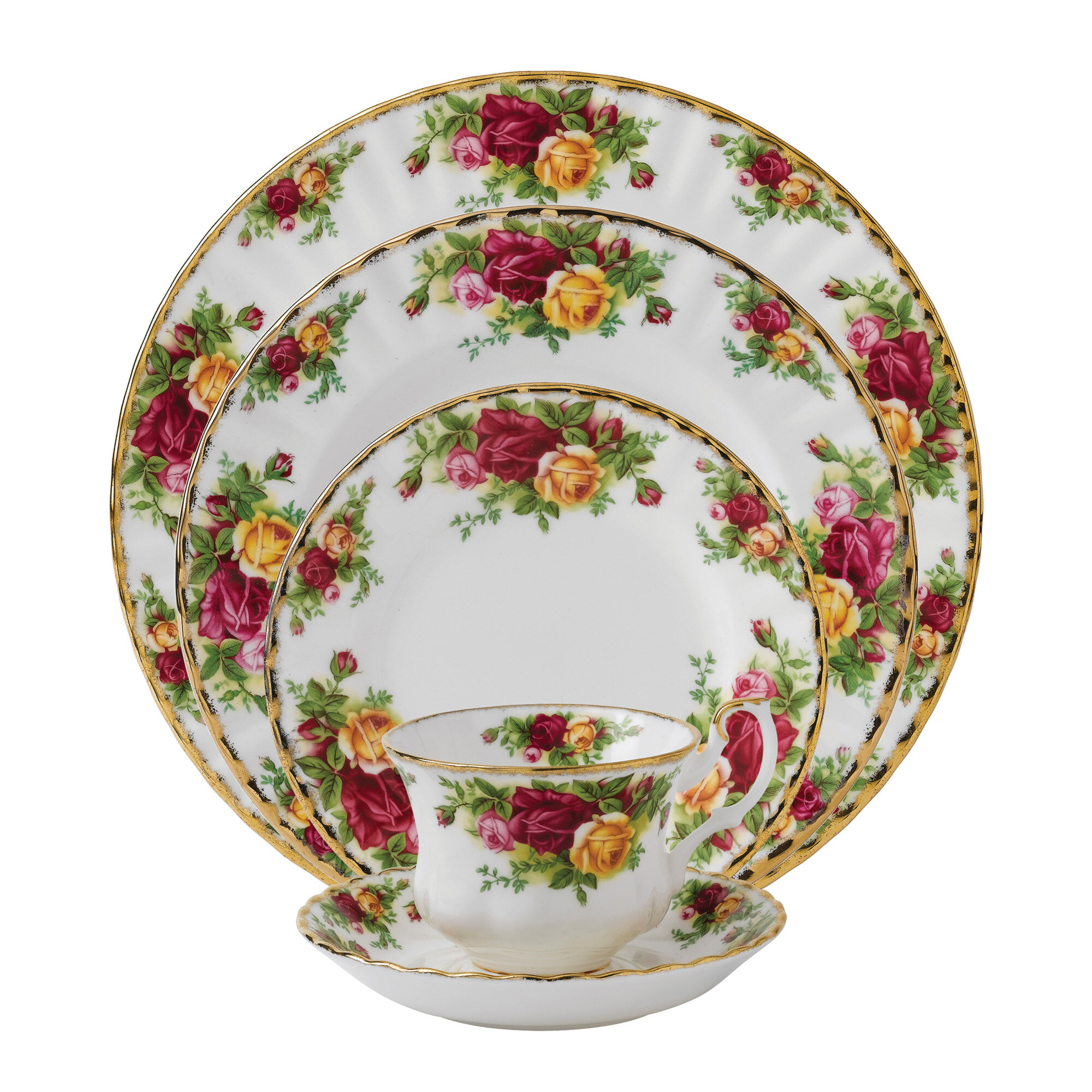 Albert china royal country roses Vintage Royal