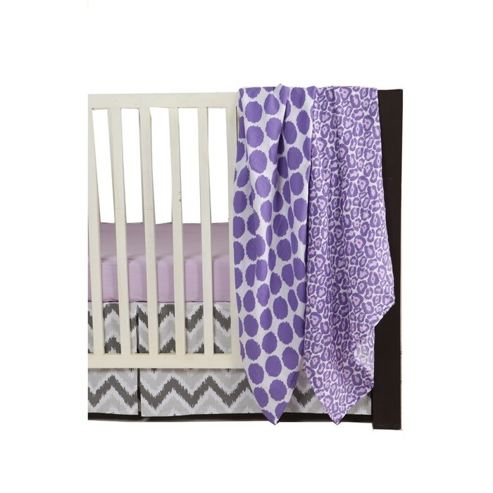 Harriet Bee Chaliah Leopard 4 Piece Crib Bedding Set Wayfair