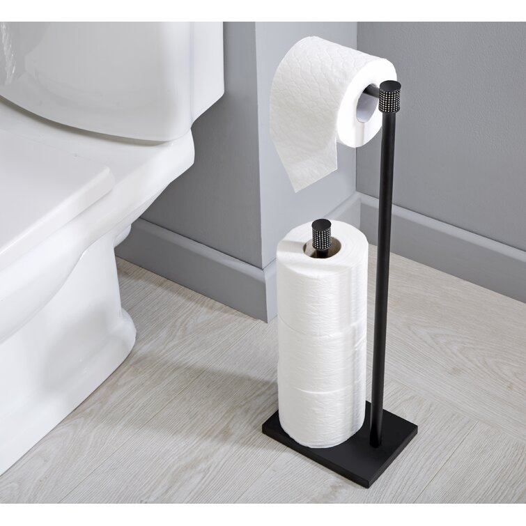 Rosdorf Park Bennington Free Standing Toilet Roll Holder Reviews Wayfair Co Uk