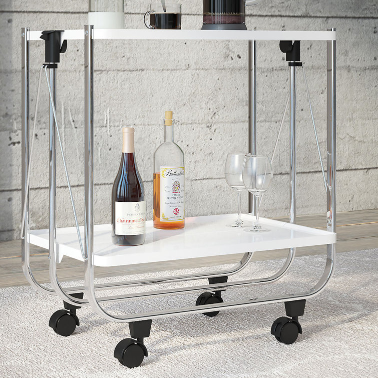 Latitude Run Trulli Bar Cart Reviews Wayfair