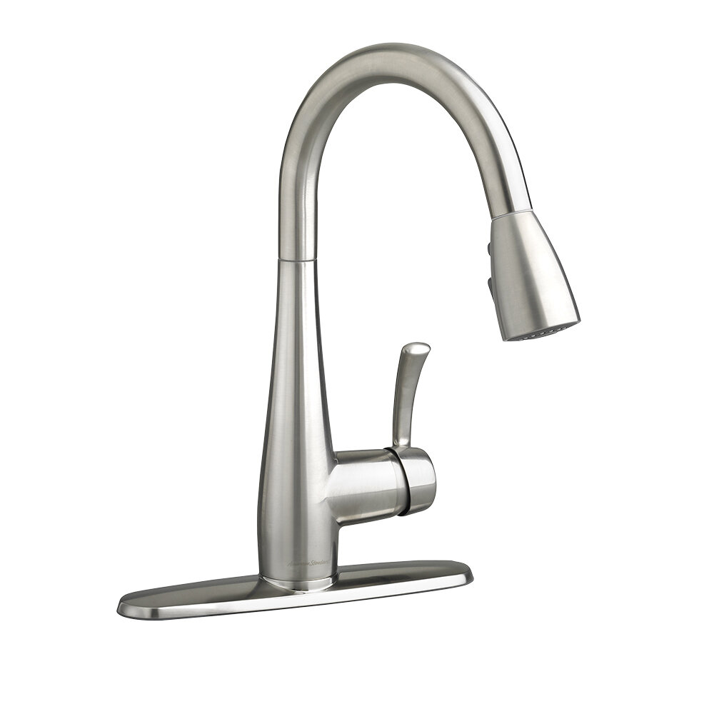 American Standard Quince Pull Down Single Handle Kitchen Faucet Reviews Wayfair