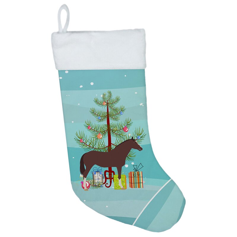 The Holiday Aisle English Thoroughbred Horse Christmas Stocking