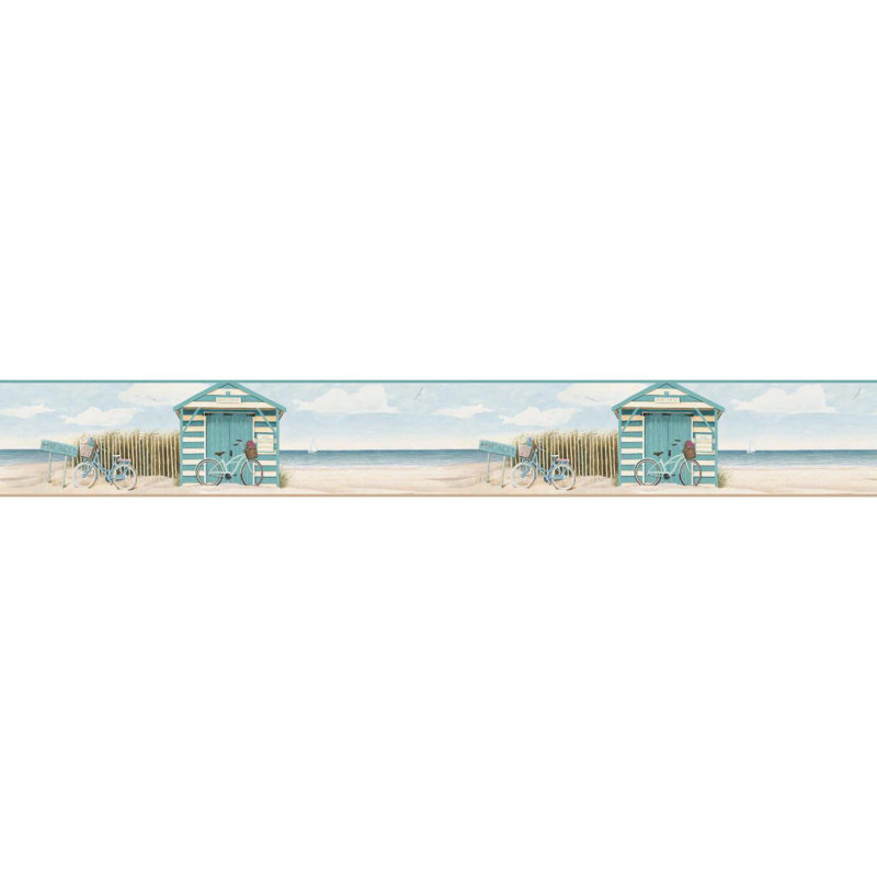 York Wallcoverings Border Portfolio Ii Beach Cruiser 15 X 6
