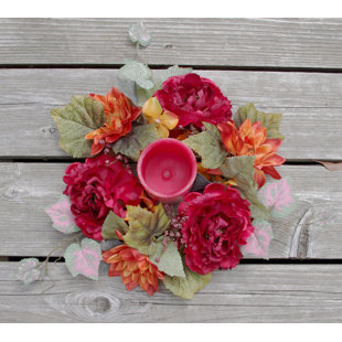autumn candle rings