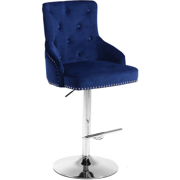 blue bar stools