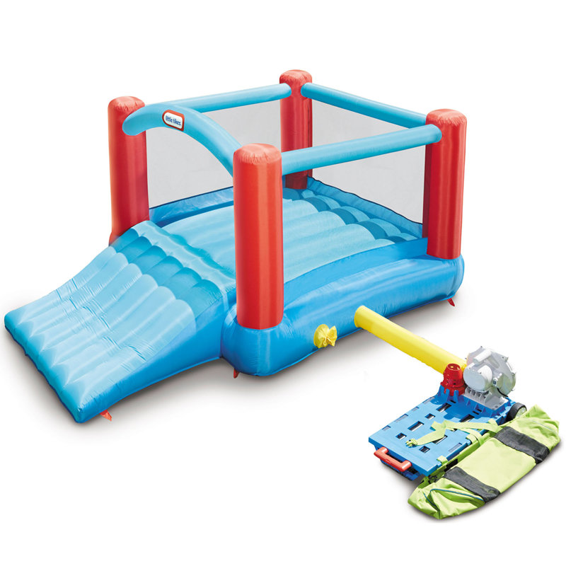 Little Tikes 7 X 10 3 Bounce House With Slide And Air Blower