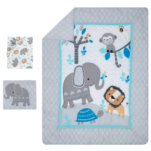 baby boy elephant nursery bedding