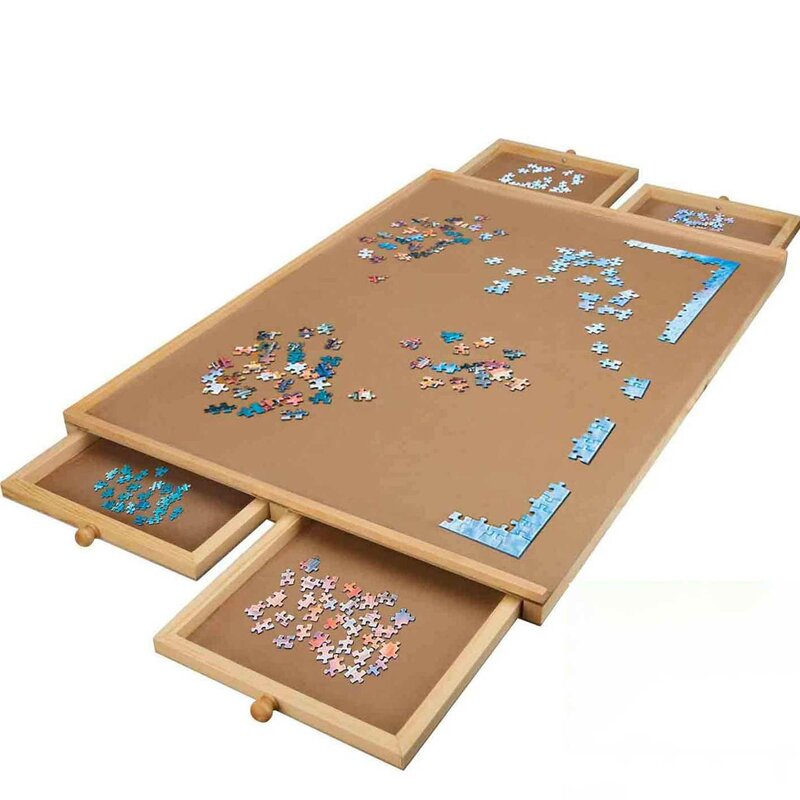 BKB365 Puzzle Table with Felt Mat | Wayfair