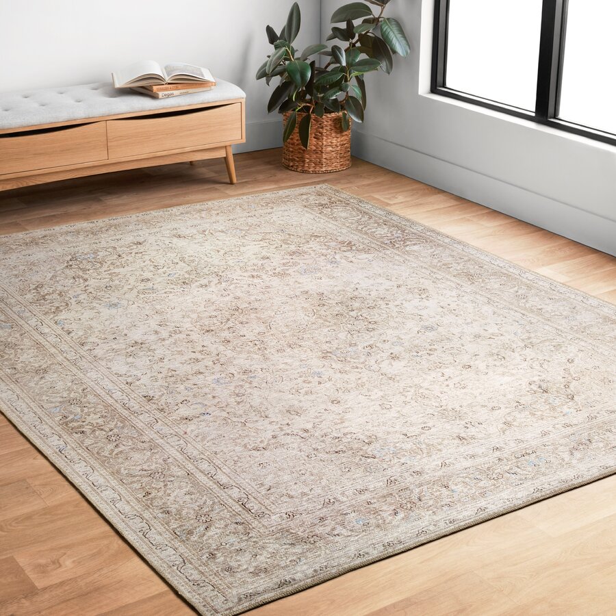 Oriental Raul Sand/Taupe Area Rug 