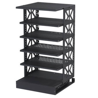 Raxs Tall Steel Pull Out Rotating Shelving Unit Wayfair Raxs Tall Steel Pull Out Rotating