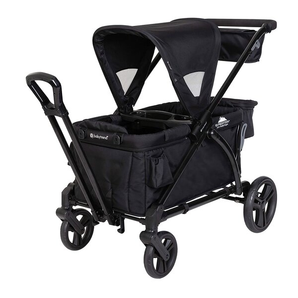 Baby Stroller Pram Wheelchair Safety Wrist Strap or Short Leash for Dog with Stroller Hook Black 